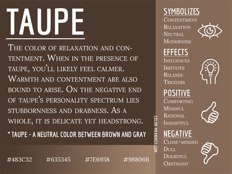 taupe meaning slang.